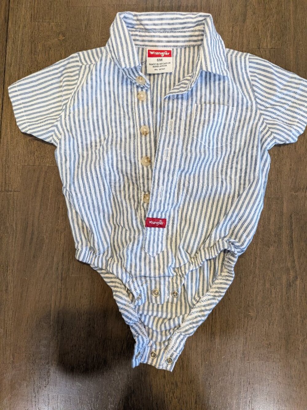Baby boys 6mo Wrangler bodysuit